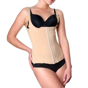Prima Valentina Nude Body Shapewear Waist Train Cincher Underbust Corset Vest